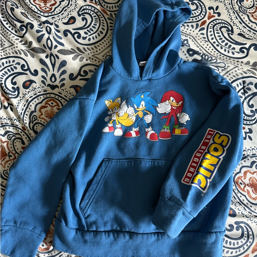 Sonic the Hedgehog Blue Hoodie from Old Navy